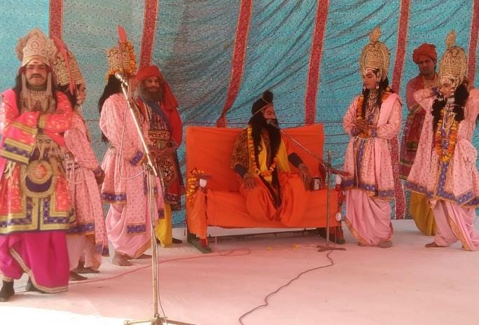 Sage Vishwamitra brought Ram and Lakshman to protect the Yagya.