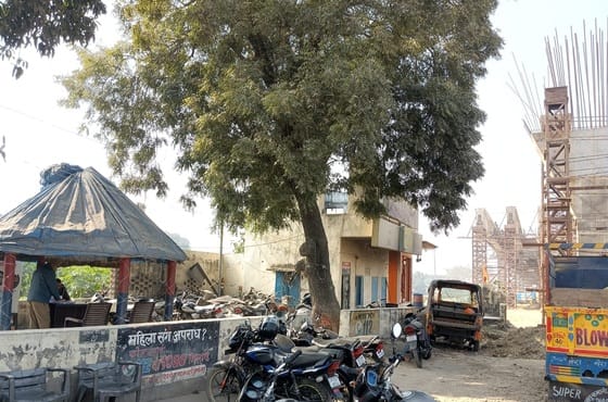 Assam Highway: Police post becomes a hindrance in the speed of construction of overbridge