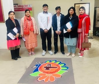 Saksham made the most beautiful rangoli