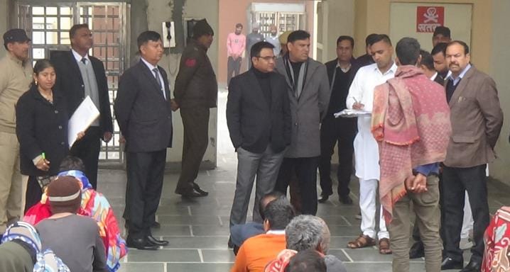 Session Judge DR Chaliya gave instructions for better cleanliness in the jail