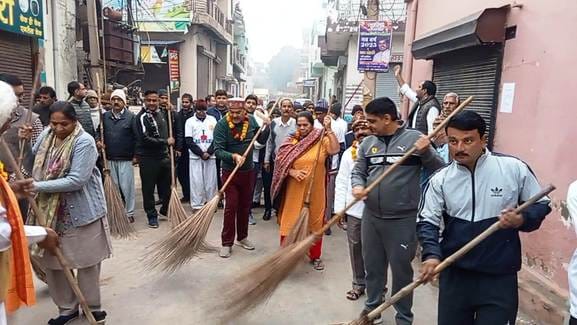 Cleanliness campaign conducted in ward numbers 24 and 31 of the city