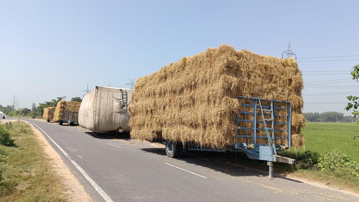 Capture of overloaded vehicles on the approach road of the National Highway