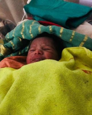 Newborn found in roadside pit