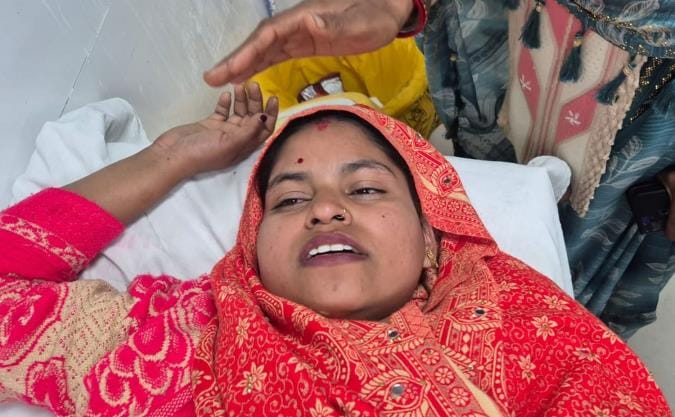 Bike rider crushed by dumper on Saifai Karhal road, woman dies