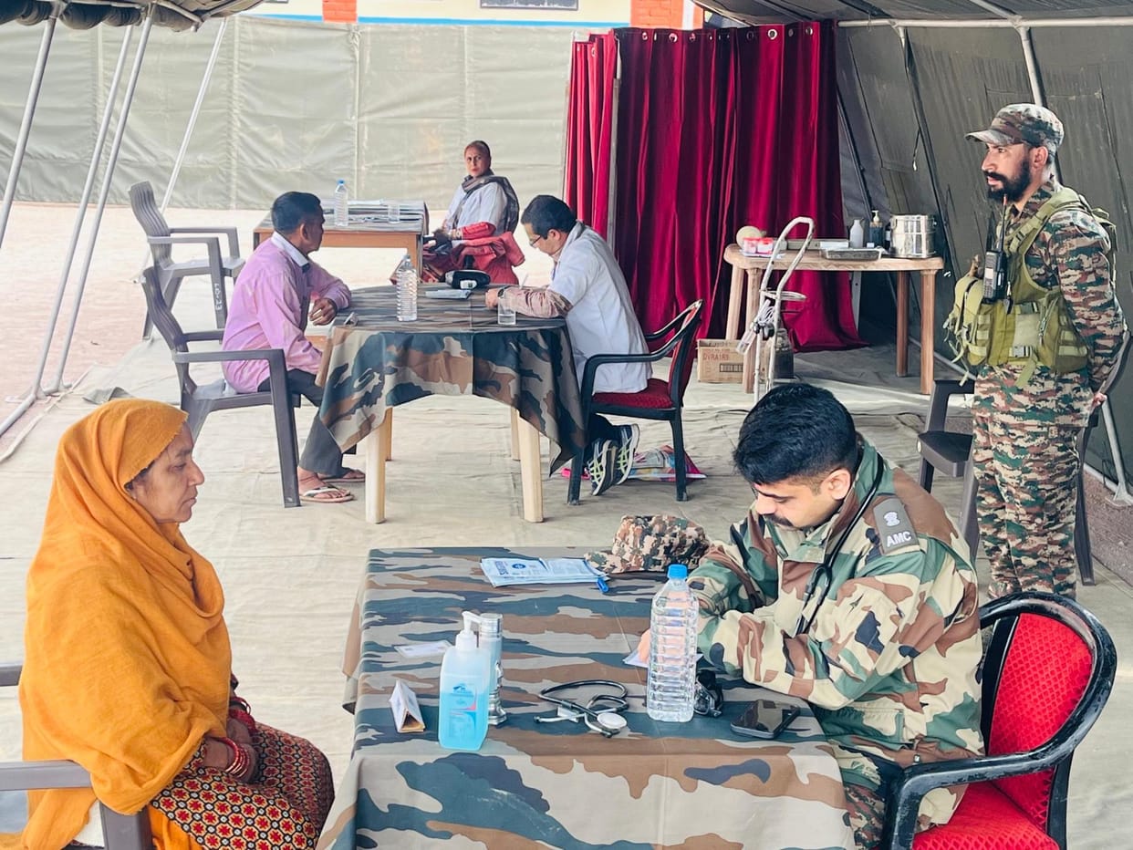 Army Organised Health Checkup Camp