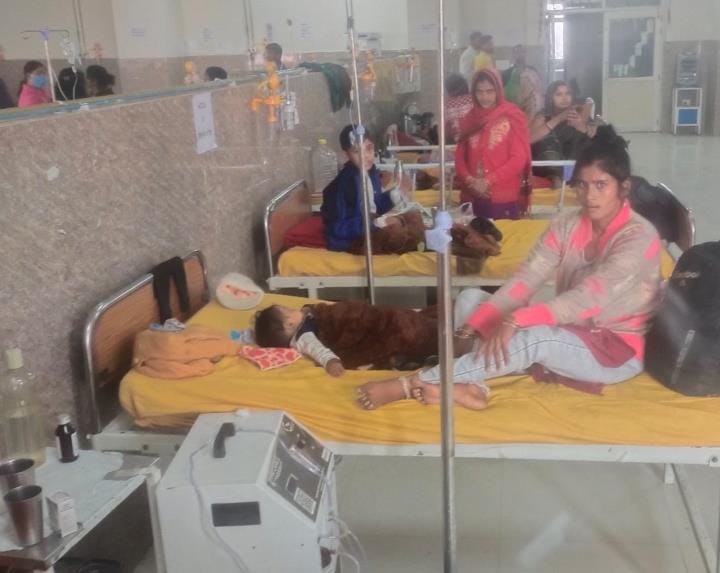 18 children suffering from diseases admitted to the ward, 1 referred