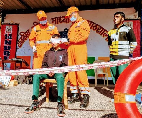Nawahi school children told about safety measures in disaster