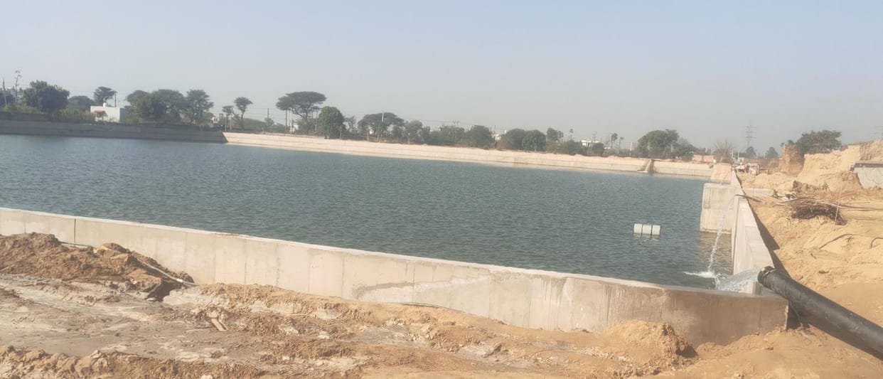 jalghar tank storage capacity will be 7300 lakh liter