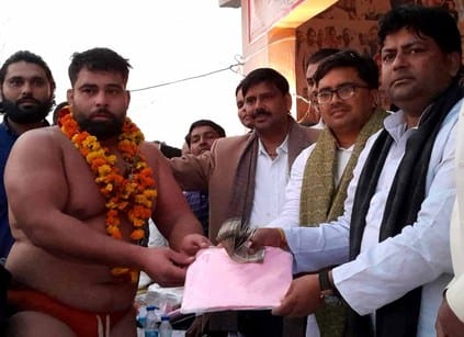 Aryan became the winner of wrestling