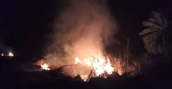 Eco caught fire after collision with pickup, driver burnt alive