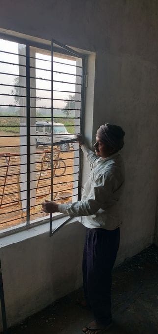 The way to reach the examination center is being fixed, shutters are also being raised on the windows