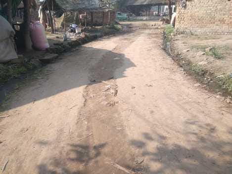 Clean drinking water was not available, the dug up roads became a problem