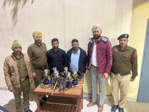 Raid in Purple Frog Club, two arrested including manager for smoking hookah