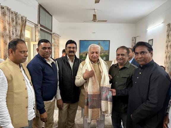 Governor reached BJP worker's house