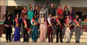 Diya from class 12th medical became Miss DAV