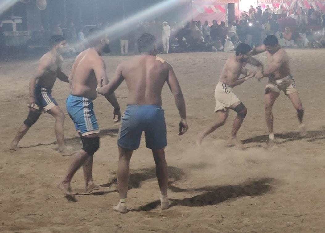 Won the final match of Kabaddi competition