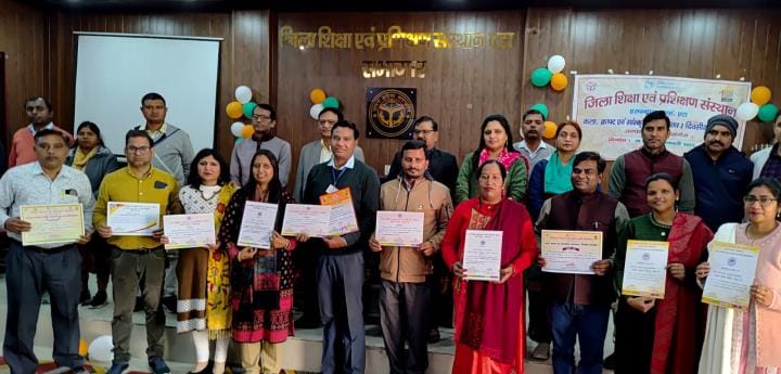 Teachers who hoisted the flag at the state level honored