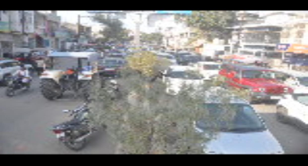 Due to shadow, traffic jam started from noon till late night and the pedestrians remained troubled.