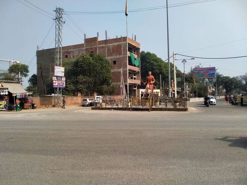The entrance could not be made at Rao Tularam Chowk of the city