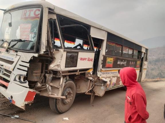 Accident of SRTC Bus in Lohai