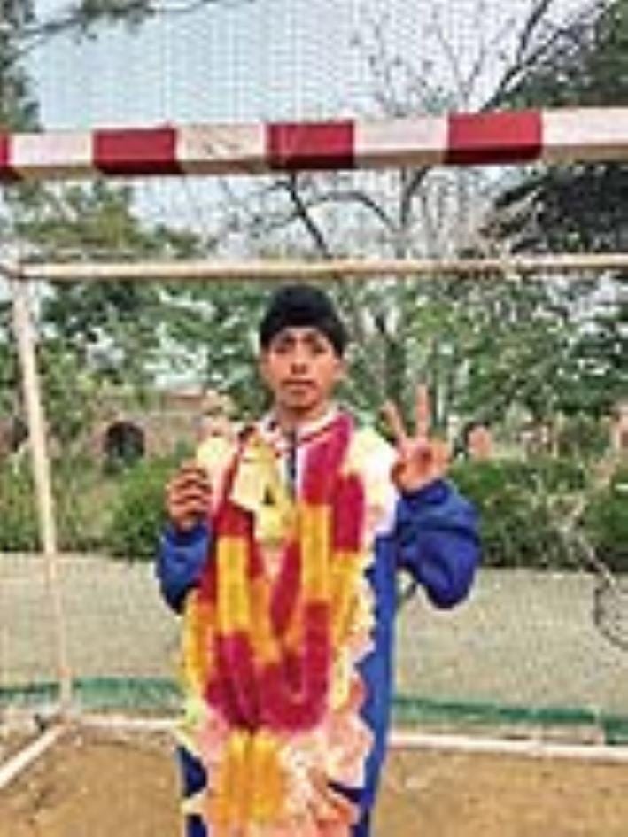 Navjot took up handball after seeing his uncle, has participated in national level competitions