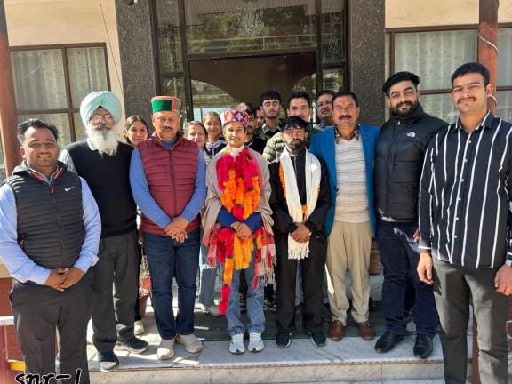 Netar Rana Grand Welcome For Kho-kho Player Neeta Rana - Mandi News - Mandi News ...