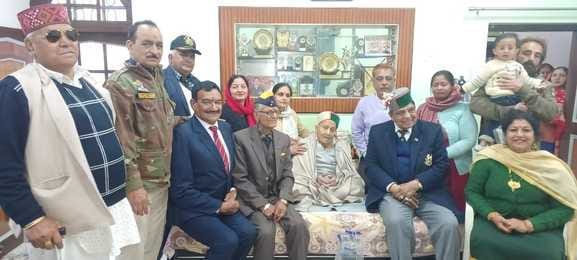 Health Minister Dhaniram reached home to meet his war comrades