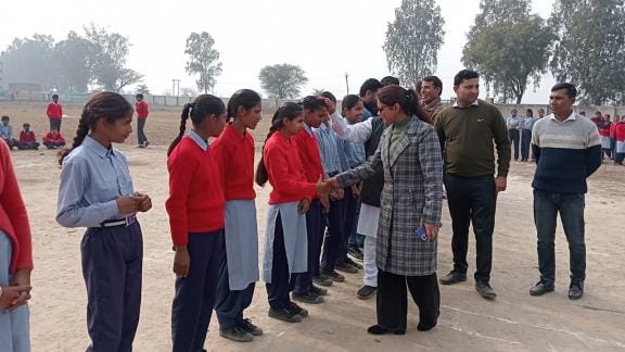 Mehak won in running and jumping