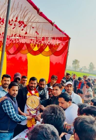 Khizarpur won the volleyball tournament by defeating Lalungala