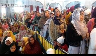 Queues of devotees formed to have darshan of Khatu Shyam on Vasant Panchami