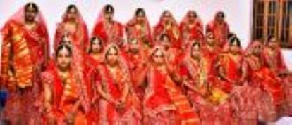 Lucknow News: एक दूजे के हुए 71 जोड़े , साथ जीने का लिया संकल्प 71 couples resolved to live and die together