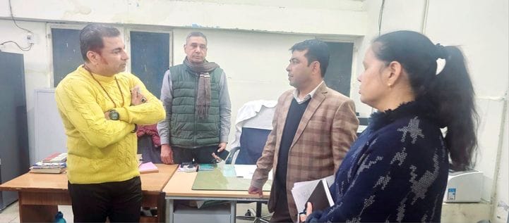 NITI Aayog team inspected civil hospital