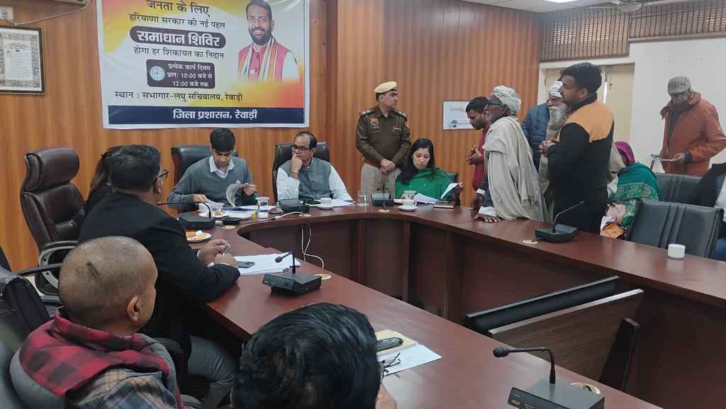 Kosli MLA heard problems during solution camp