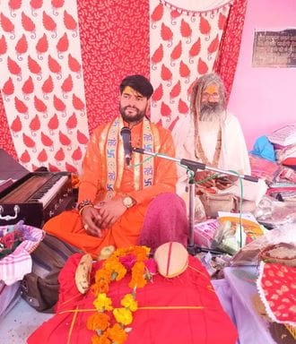 Seven day long Shrimad Bhagwat Katha concludes at Baba Bhishma Das Temple