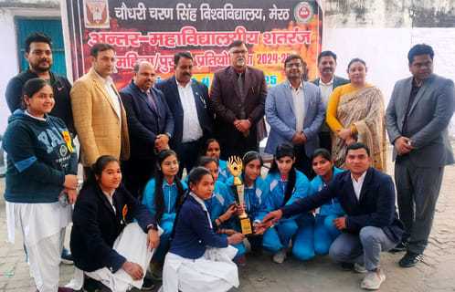 DNPG College Gulavathi champion in men's and women's category