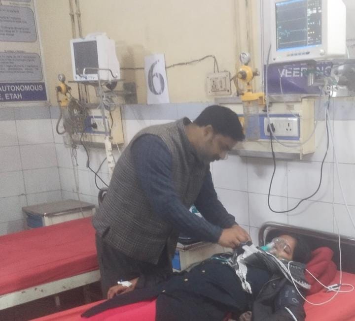 Old woman dies due to shortness of breath and young man dies due to increase in BP