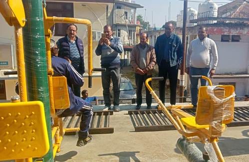 Open air gym facility will be available in Mini Secretariat