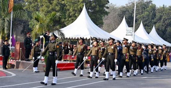118 officers joined the army, showed strength in the parade