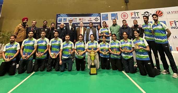 Himachal won bronze medal in korfball
