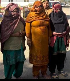Women arrested for stealing 24 pairs of gold tops