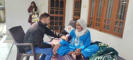 Health checkup of 83 people was done in a camp in Baghera.