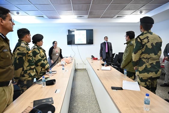 Training for BSF MO and Paramedical started in AIIMS