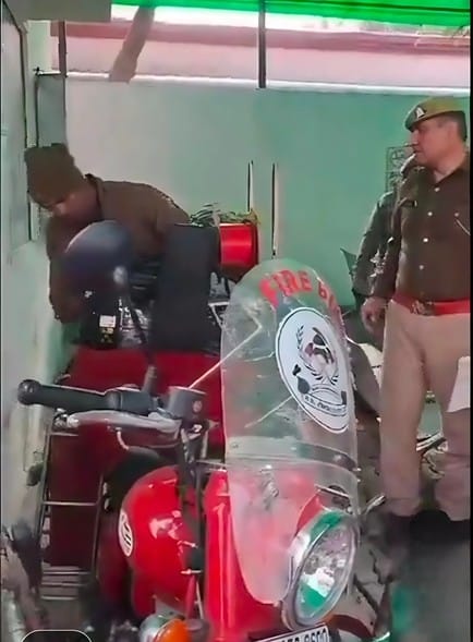 Firefighter could not ride fire bike in front of SSP