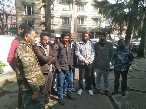 Copies of budget burnt outside DC office