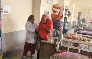 Fire broke out due to short circuit in the gynecology ward of Una hospital.