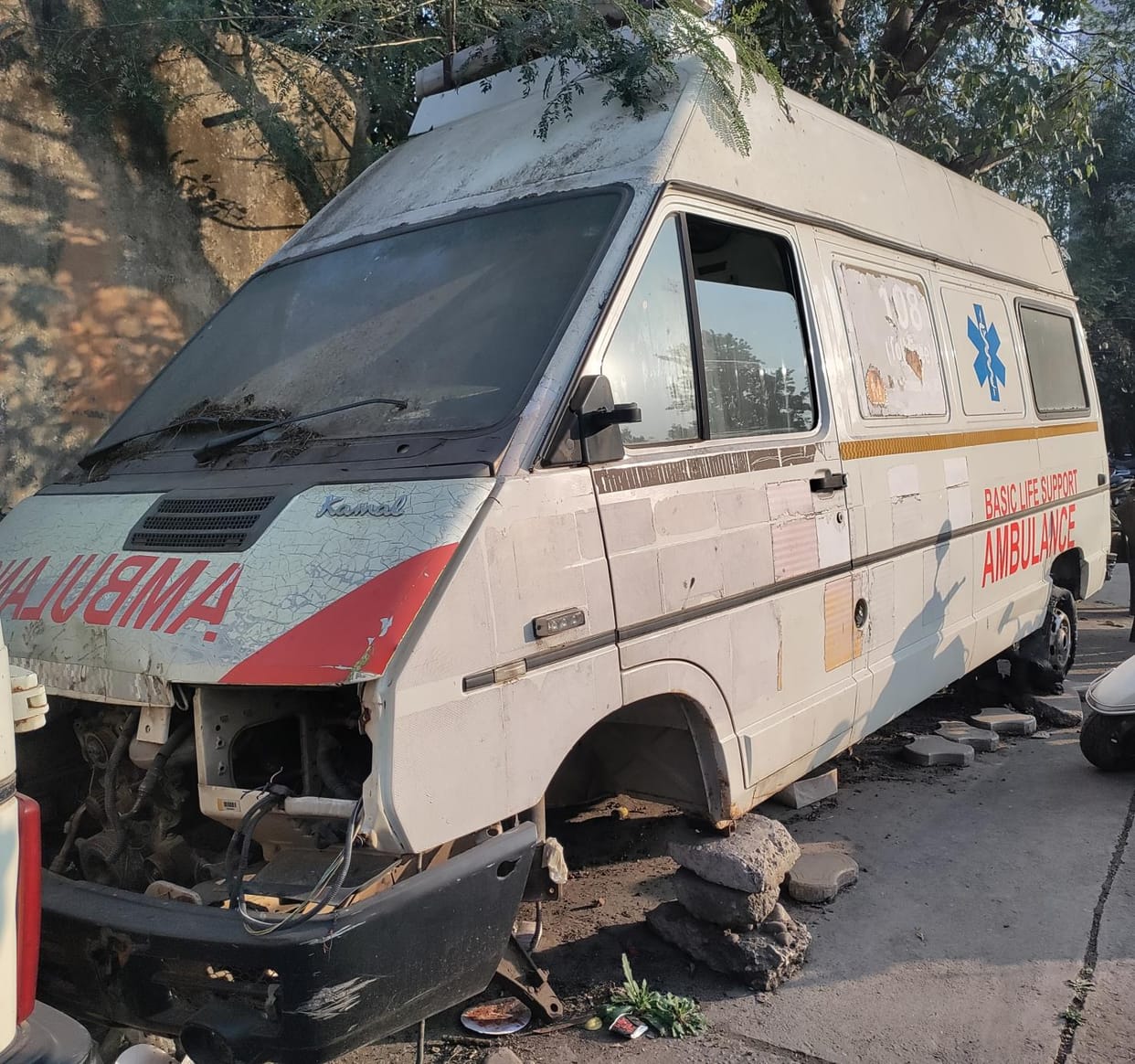 Civil Hospital, graveyard of condom ambulances