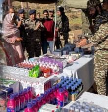 237 battalion organized free medical camp in Rajouri