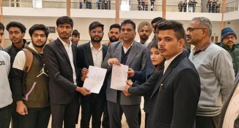 CDLU students angry over demand for appointment of professors, lock down on law department, registrar assures solution in 10 days