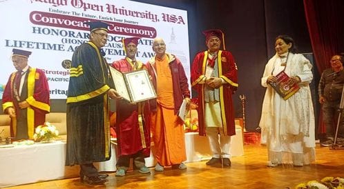 Mandi's Sita Ram gets honorary doctorate degree
