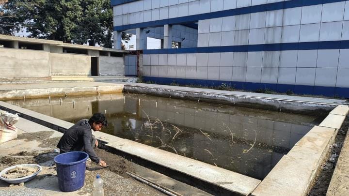 jammu, swimming pool, sports problem